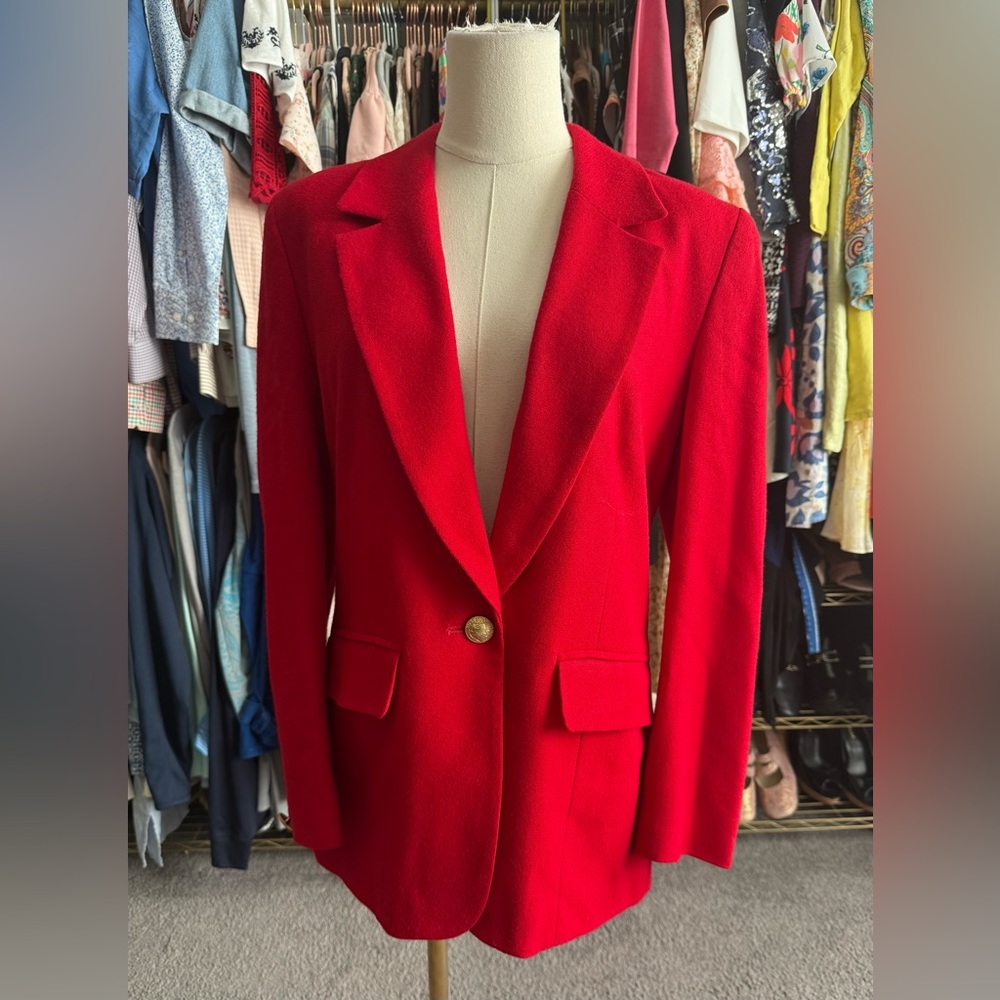 Pendleton Red Blazer - image 1